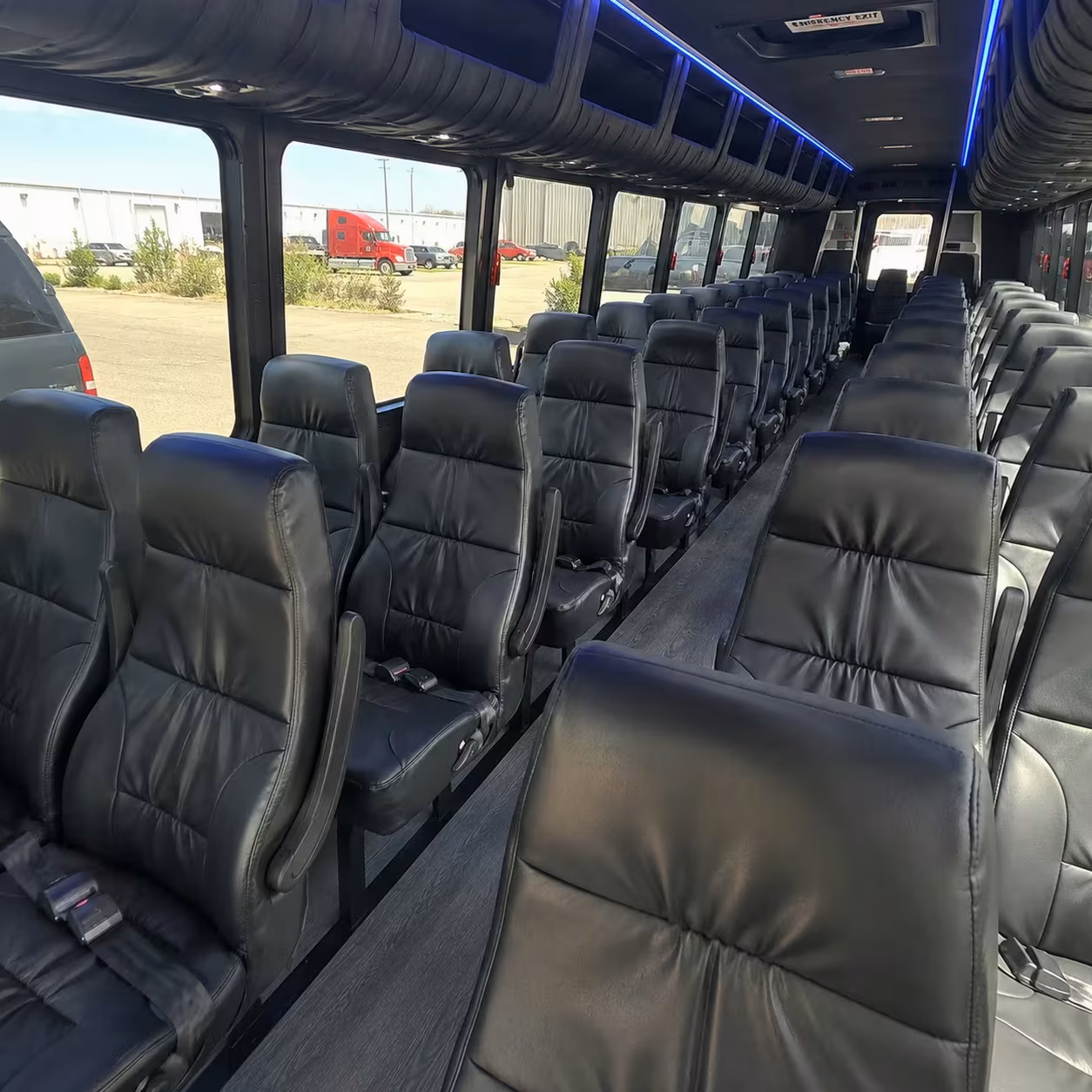 28 passenger minibus inside