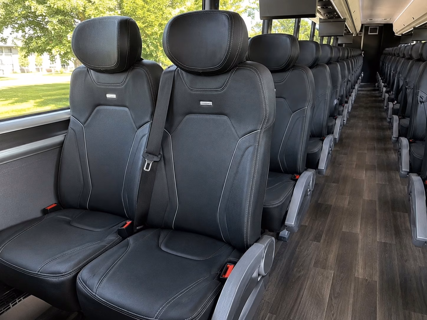 denver charter bus interior gallery