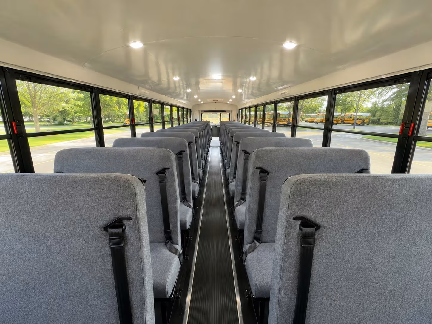 school bus interior