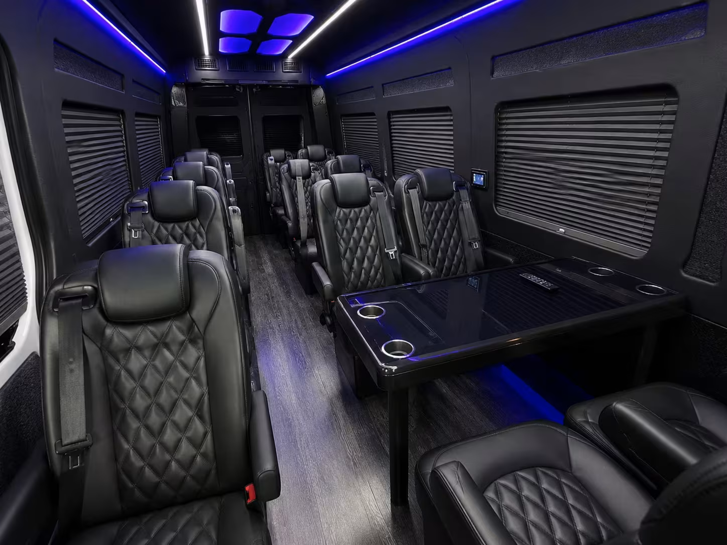 sprinter van with driver inside