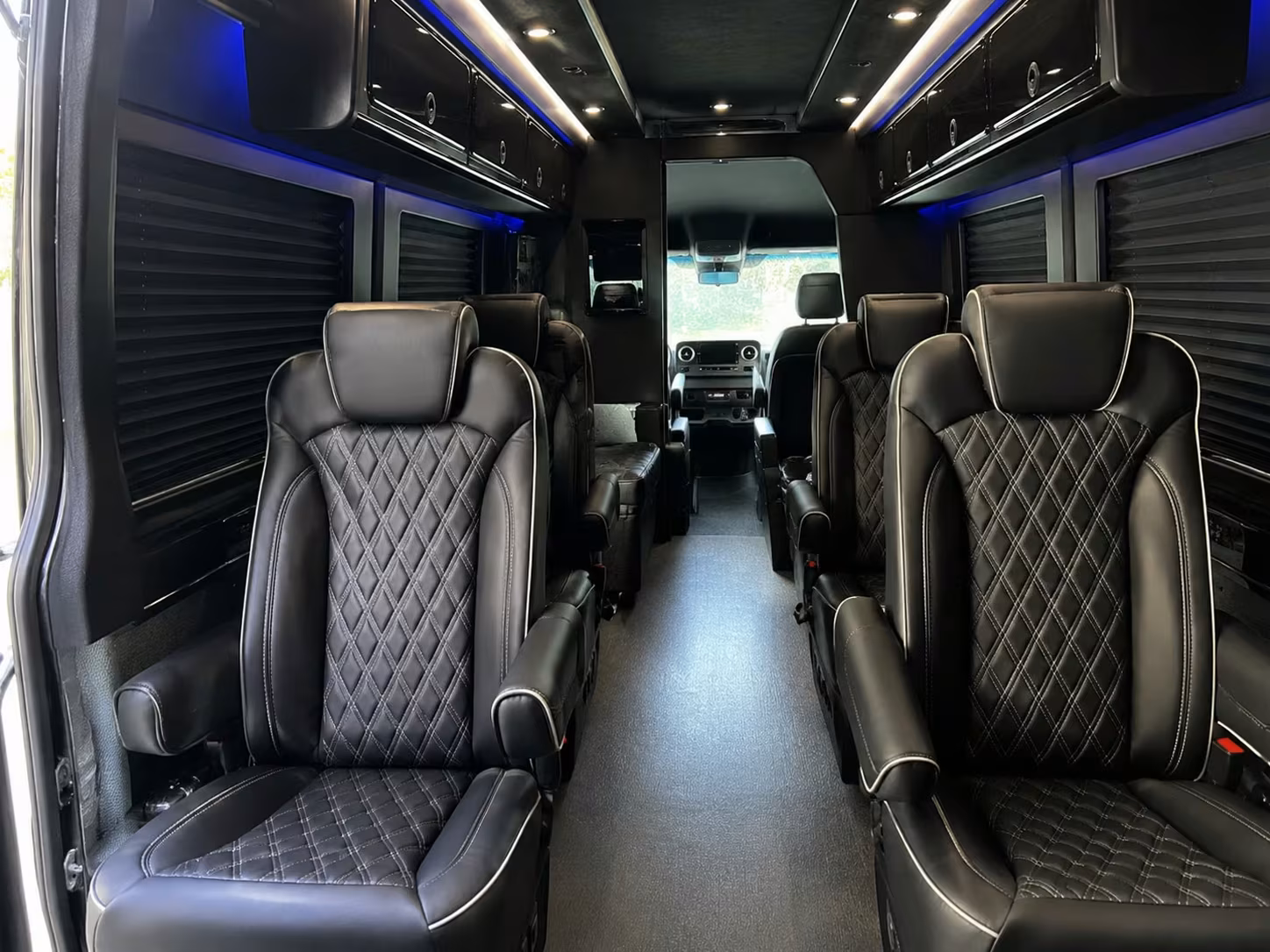 sprinter van with driver interior